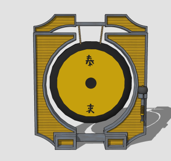 现代锣草图大师模型，锣sketchup模型下载