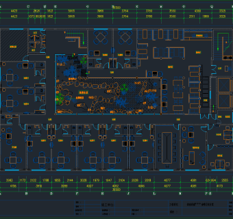 特色咖啡厅CAD施工图，咖啡厅CAD建筑图纸下载