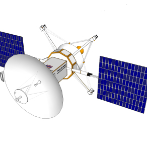 现代卫星草图大师模型下载，卫星su模型