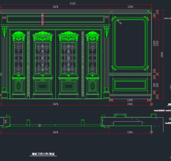 原创室内设计CAD素材，室内CAD施工图纸下载