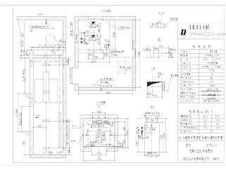 富士电梯图纸cad工程图纸附目录下载