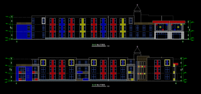 多层幼儿园建筑施工图，幼儿园CAD施工图纸下载