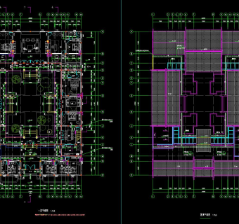 中式四合院全套施工图纸CAD图纸下载