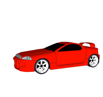 现代汽车免费su模型，现代汽车草图大师模型下载