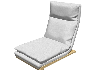 新式单人沙发SU模型，沙发skb文件