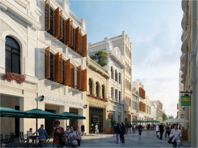 商业街景观效果图