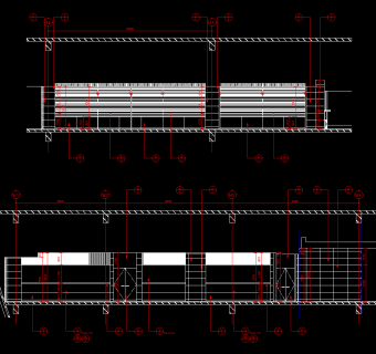 龙廷轩火锅店装修CAD图纸，火锅店CAD平面布置图