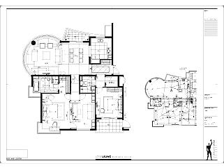 海滨江兰庭公寓施工图CAD下载dwg文件下载