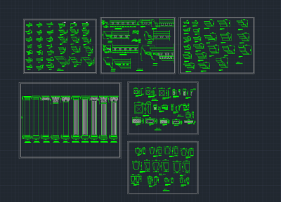 欧式构件CAD图库，构件CAD图纸下载
