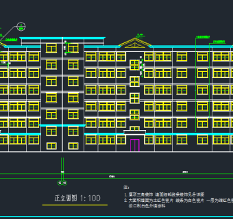 多层住宅cad施工图下载、多层住宅dwg文件下载