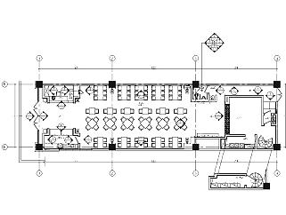 连锁店餐饮空间CAD施工图