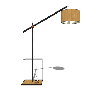 现代创意吊灯落地灯草图大师模型，创意吊灯落地灯sketchup模型免费下载