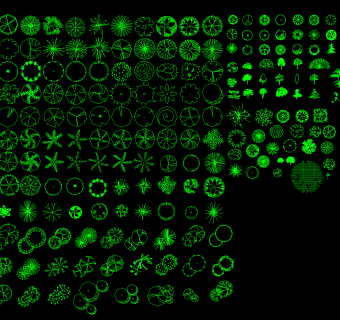 园林植物CAD施工图，植物CAD施工图下载