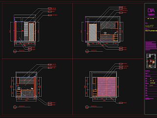 半山公馆大平层豪宅CAD施工图，豪宅CAD施工图纸下载