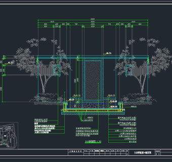 某国际社区样板区环境景观设计施工图,cad建筑图纸免费下载