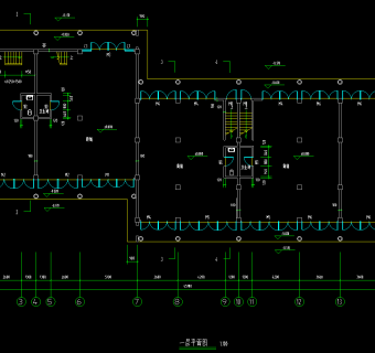 仿古民居建筑施工图，建筑CAD施工图纸下载