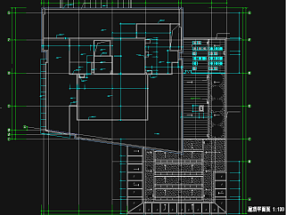 商业综合楼建筑施工图，商业综合楼CAD施工图纸下载