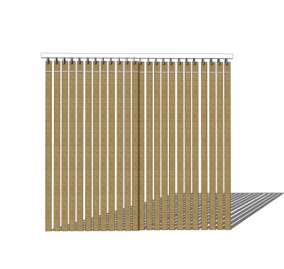 现代百叶窗草图大师模型，百叶窗SKP模型下载