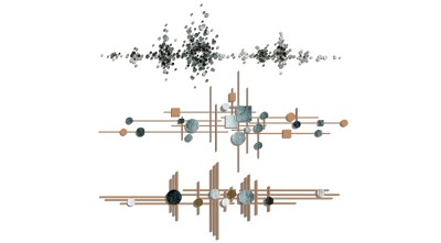 现代墙饰挂件组合su模型下载、墙饰挂件组合草图大师模型下载