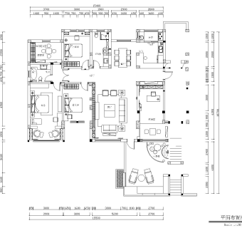 保定红山庄园新中式样板施工图