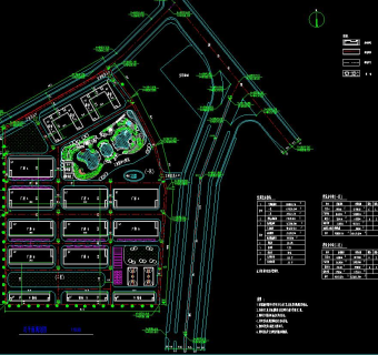 [云南]某厂区规划图CAD图纸下载