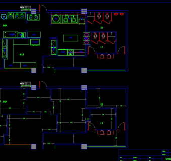 四川鸭肠王火锅店cad设计图，火锅店cad施工图纸下载