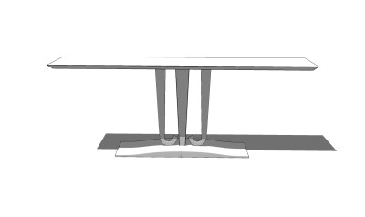  现代中式案台草图大师模型，案台sketchup模型下载