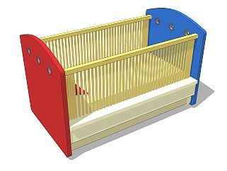 <em>婴儿床</em>草图大师模型，<em>婴儿床</em>skp模型下载