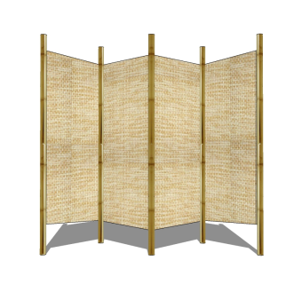 日式屏风草图大师模型，屏风sketchup模型下载