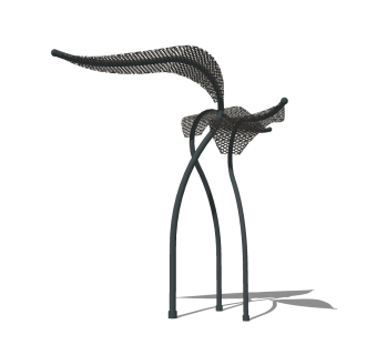 现代雕塑小品草图大师模型，雕塑小品sketchup模型免费下载