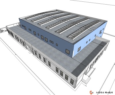 体育馆草图大师模型，体育馆SU模型下载