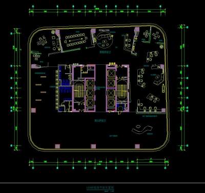 办公室施工图效果图材料清单，CAD建筑图纸免费下载