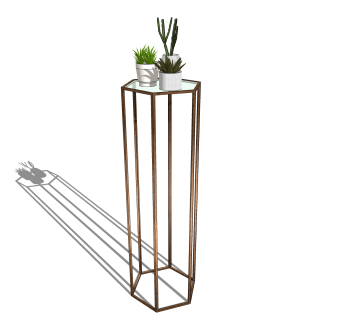 新中式盆栽摆件草图大师模型,现代装饰品su模型下载