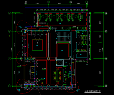 售楼处幕墙建筑施工图，幕墙CAD施工图纸下载