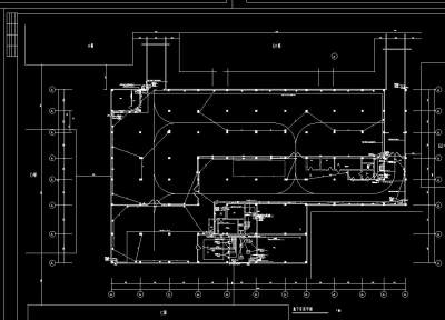 某车库电气设计图施工图CAD图纸
