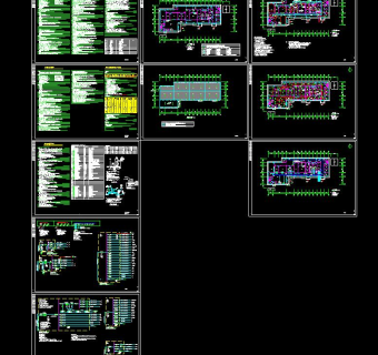 发热门诊电气施工图设计施工图CAD图纸