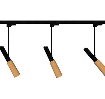 现代射灯轨道灯草图大师模型，射灯轨道灯sketchup模型免费下载