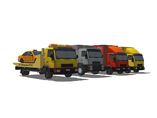 现代卡车货车<em>免费su模型</em>，卡车货车skp<em>模型</em>，卡车货车...