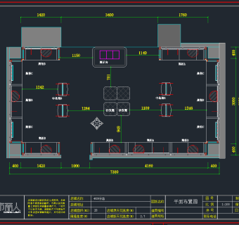 都市丽人店内衣店施工图CAD，内衣店CAD施工图纸下载