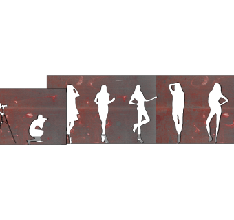 现代创意锈板草图大师模型，锈板sketchup模型下载