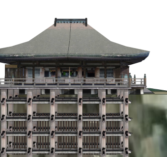 日式山地建筑草图大师模型下载、日式山地建筑su模型下载