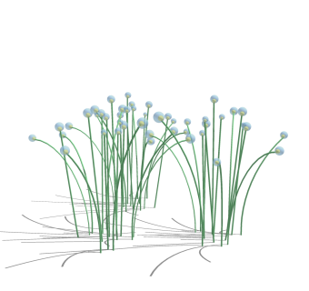 现代金属雕塑小品草图大师模型，金属雕塑小品sketchup模型免费下载