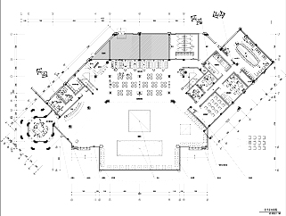 现代房屋售楼部CAD施工图
