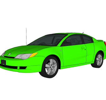 现代汽车免费su模型，现代汽车sketchup模型下载