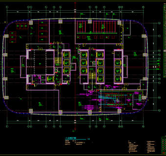 深圳市大型综合商业中心电气图纸，电气CAD施工图纸下载