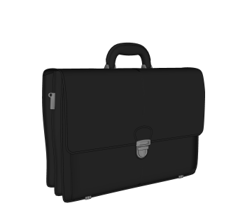 现代手提包SU模型，手提包SKB文件下载