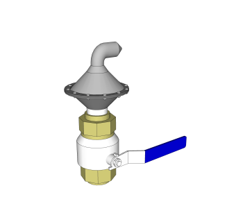 现代放空阀草图大师模型，放空阀sketchup模型下载