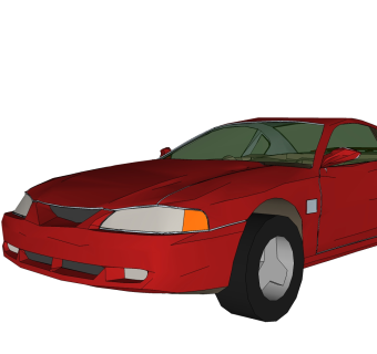 现代汽车免费su模型，汽车sketchup模型下载