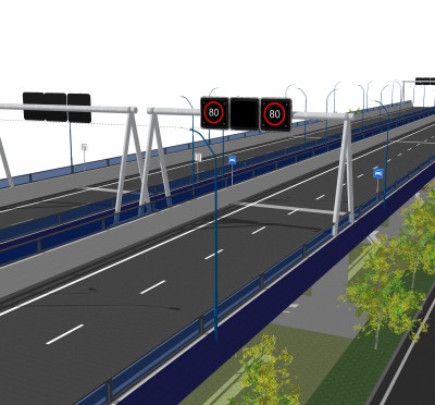 城市立交桥草图大师模型下载，sketchup桥su模型分享