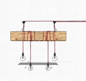 现代吊灯su模型下载，吊灯sketchup模型下载